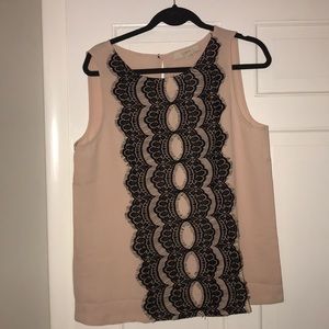 Loft lacy tank size large